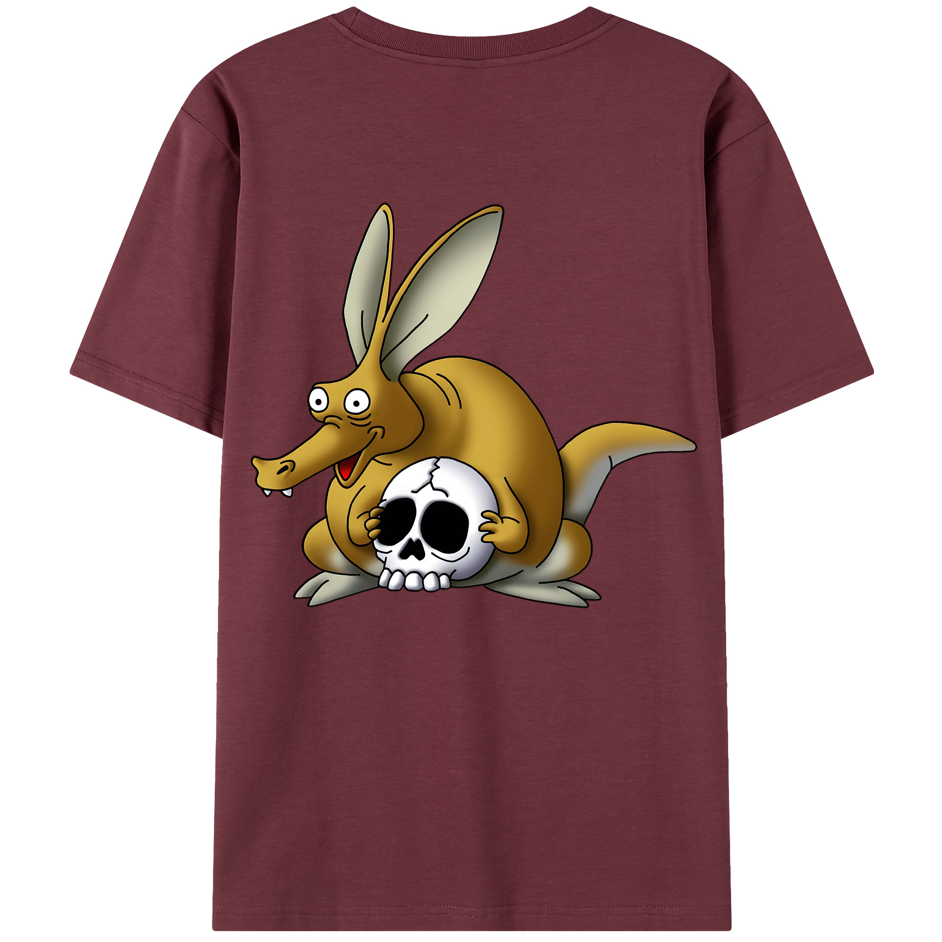 （画像用） ドラゴンクエスト Doragon Kuesuto Dragon Quest 綿100％半袖Tシャツ（背面プリント）